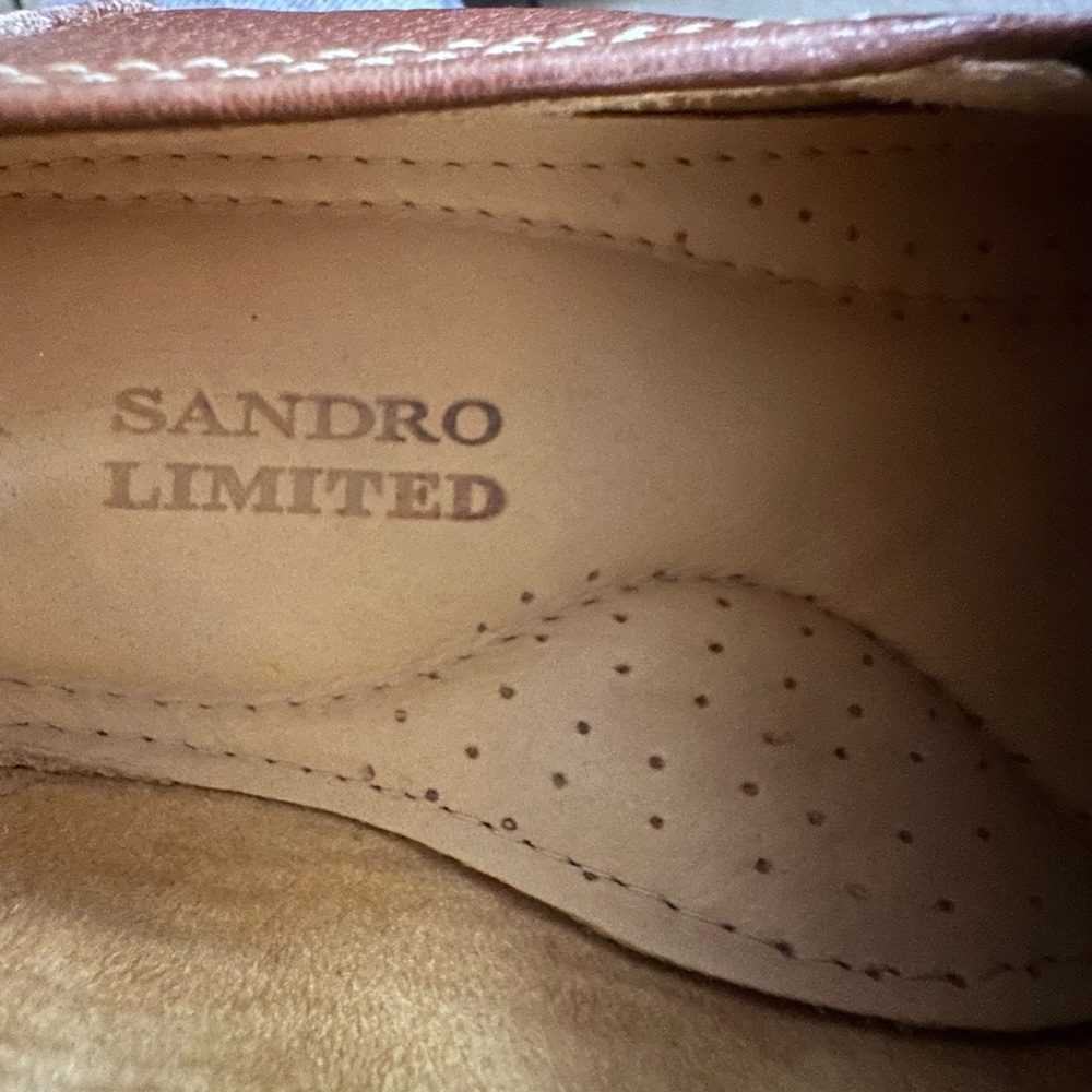 Sandro Mens 10 Loafers Brown Soft Leather Comfort/Casual Shoes Made In Brazil - Picture 13 of 13